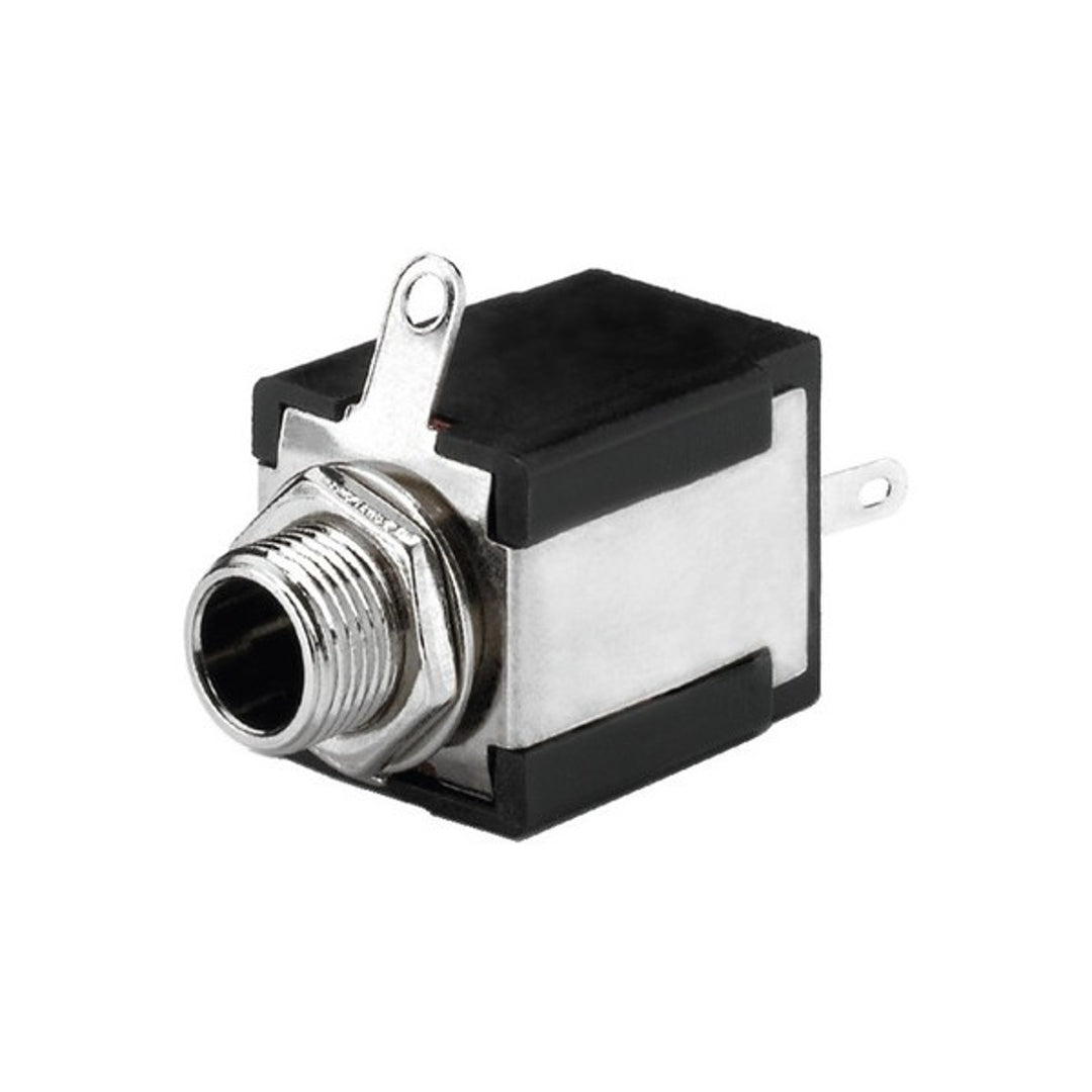 6,3 mm stereo jack zásuvka plastové puzdro