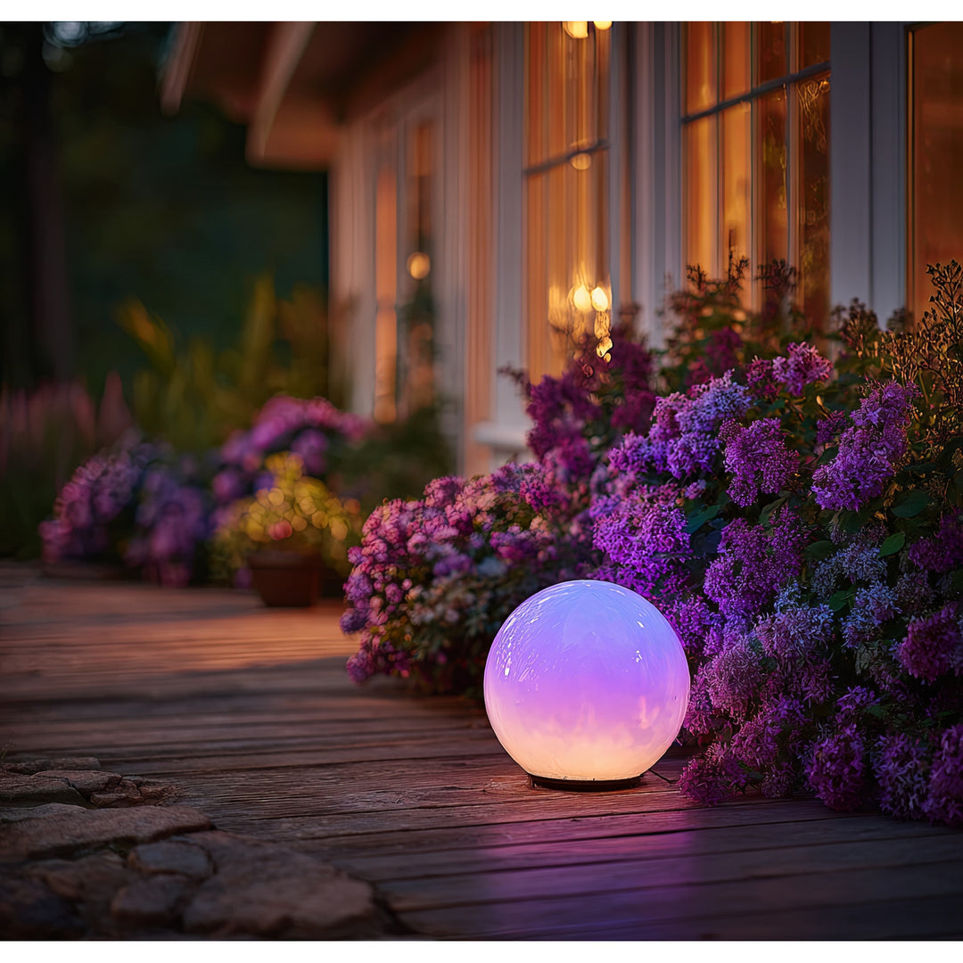 Viacfarebná solárna záhradná lampa 15 x 15 x 48 cm GreenBlue GB122