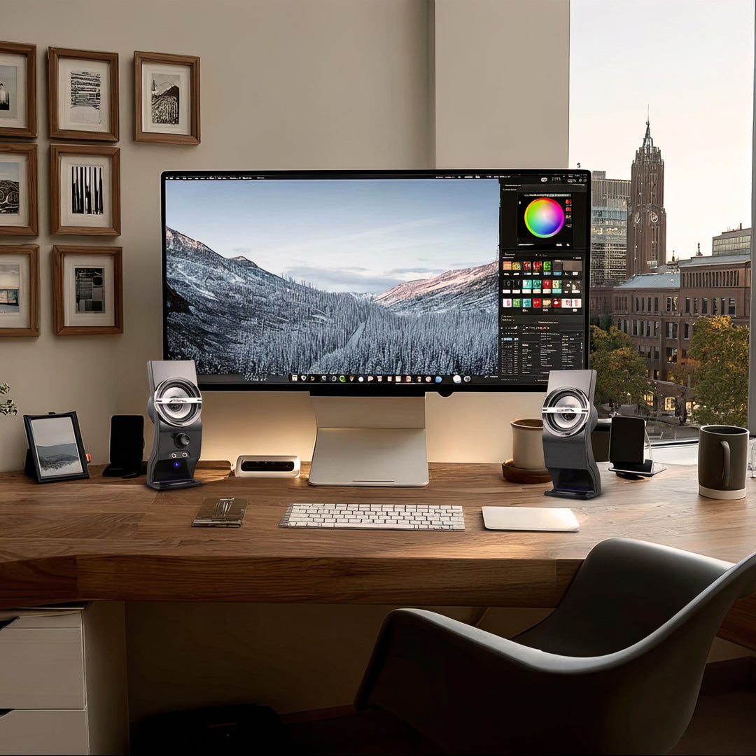 Počítačové reproduktory 6W USB čierne Audiocore AC805