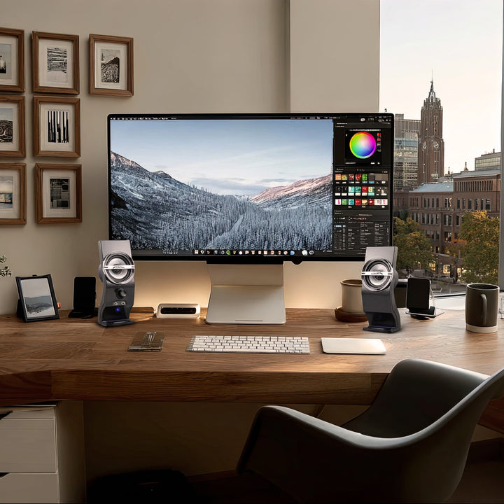 Počítačové reproduktory 6W USB čierne Audiocore AC805