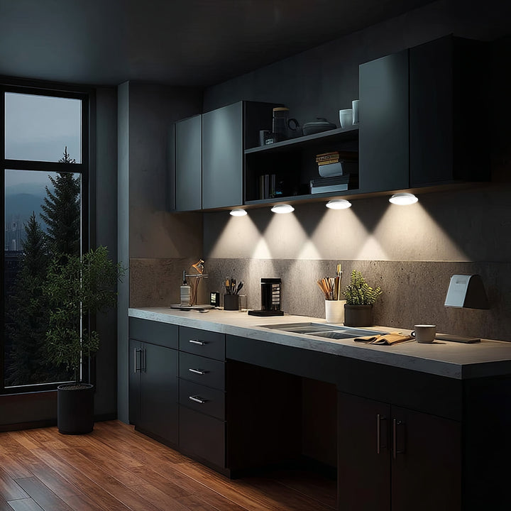 Maclean 6 LED svietidiel, sada s diaľkovým ovládaním, na batérie, 3xAA, MCE165