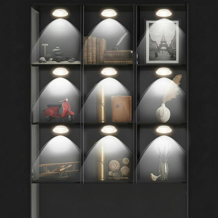 Maclean 6 LED svietidiel, sada s diaľkovým ovládaním, na batérie, 3xAA, MCE165