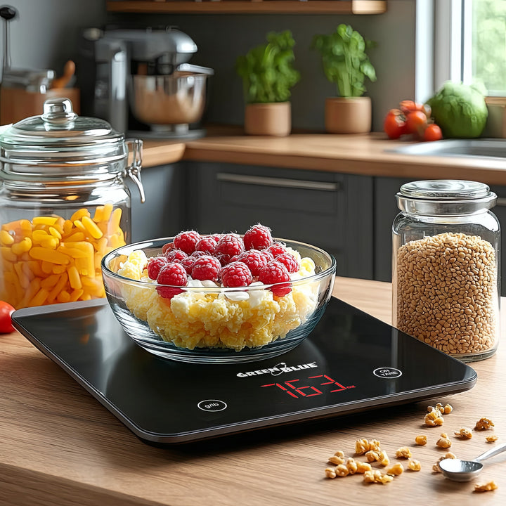 Digitálna kuchynská kuchyňa GB171 váhy v čiernej farbe