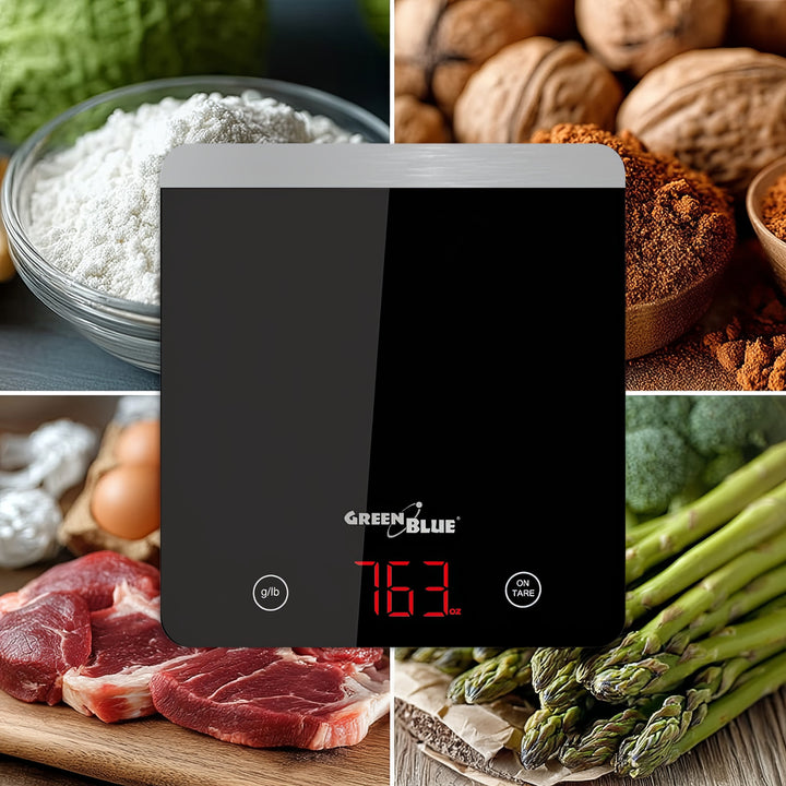 Digitálna kuchynská kuchyňa GB171 váhy v čiernej farbe