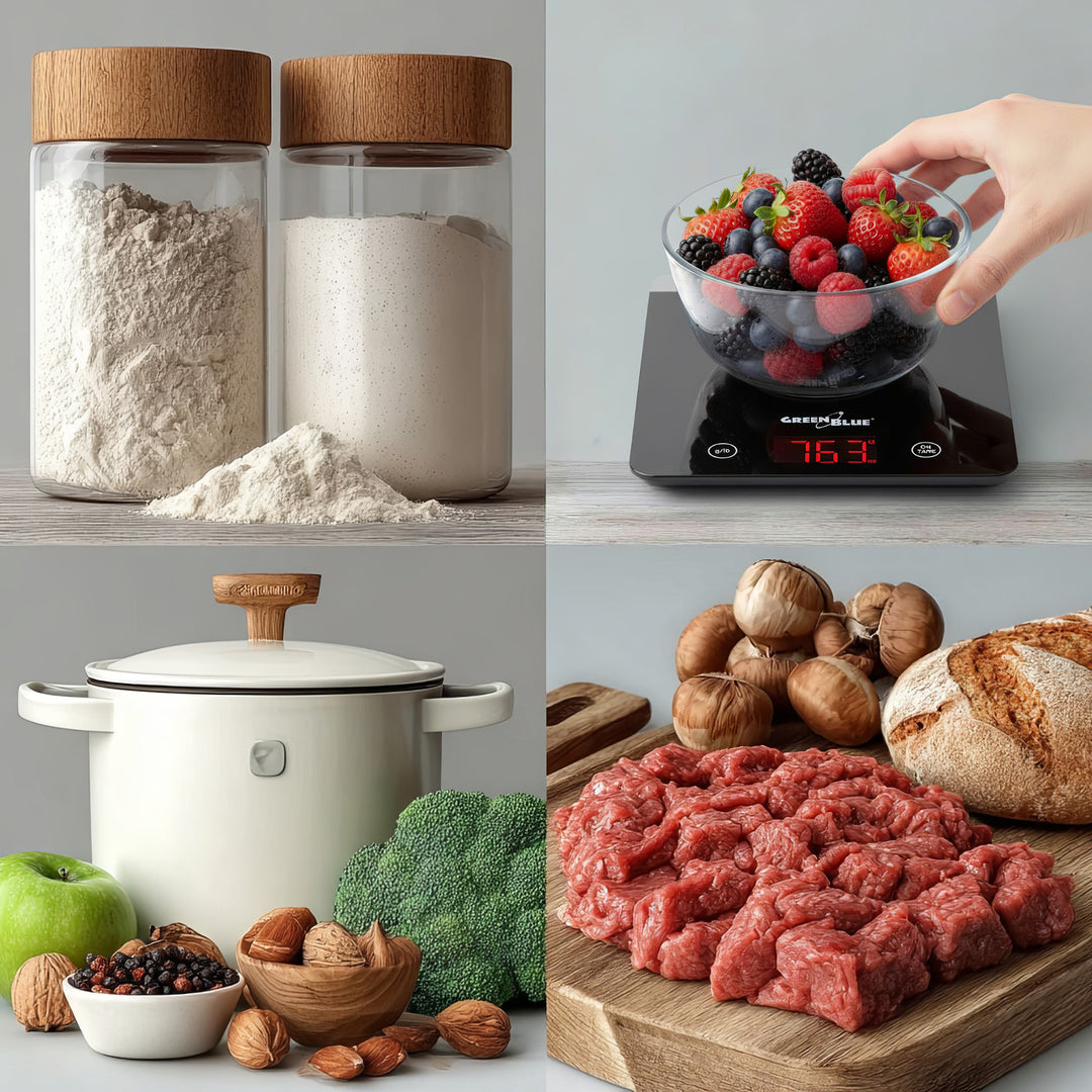 Digitálna kuchynská kuchyňa GB171 váhy v čiernej farbe