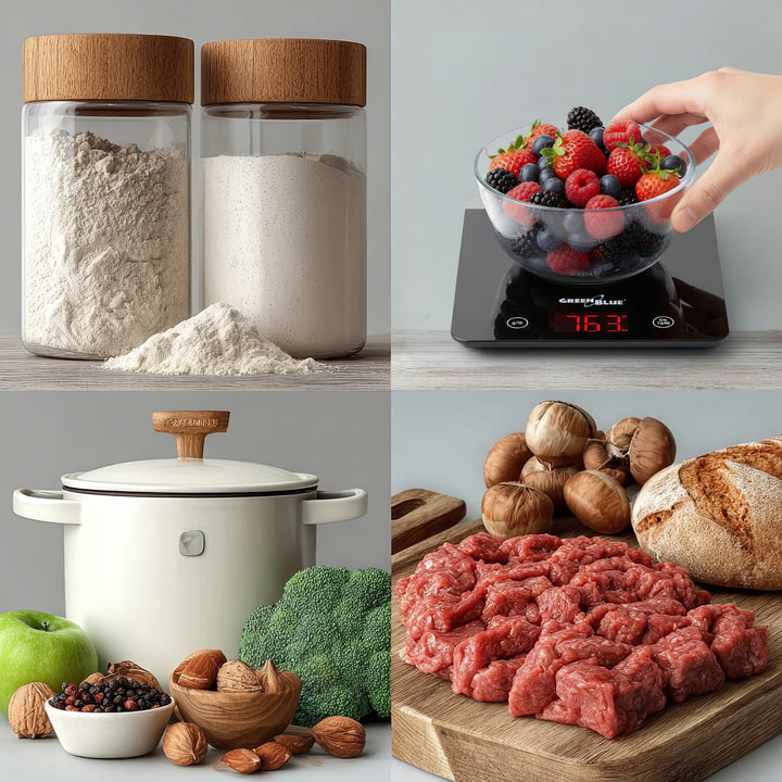 Digitálna kuchynská kuchyňa GB171 váhy v čiernej farbe