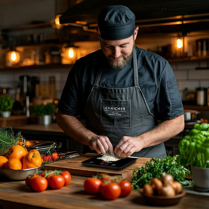 Digitálna kuchynská kuchyňa GB171 váhy v čiernej farbe