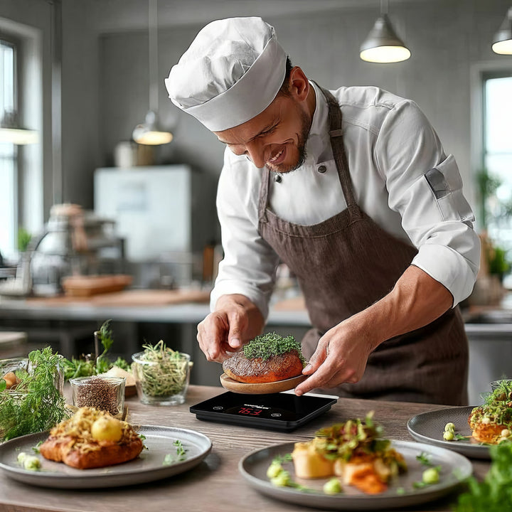 Digitálna kuchynská kuchyňa GB171 váhy v čiernej farbe