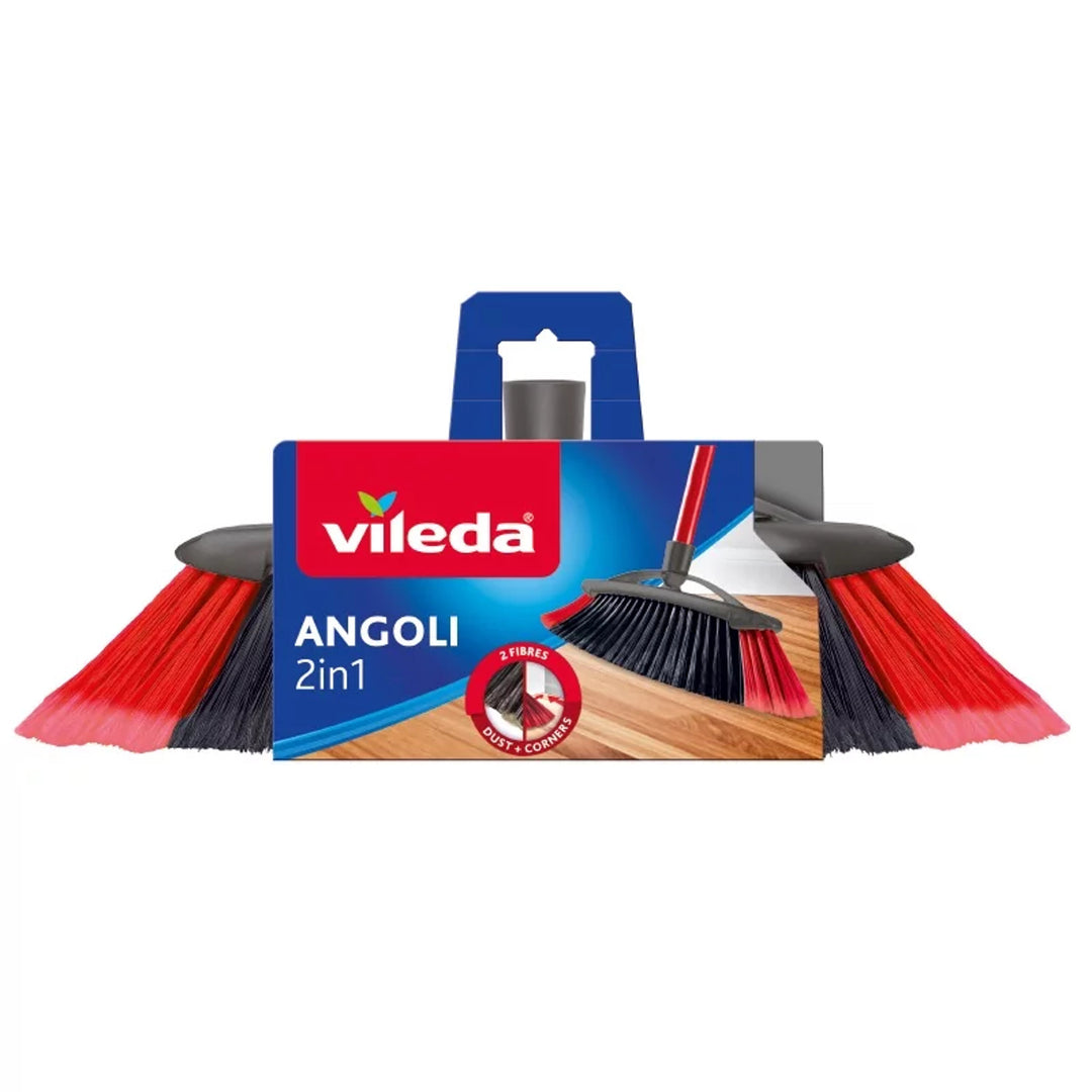 Vileda XXL Zmeták VILEDA 2v1 XXL dva typy štetín sada s tyči 2 v 1