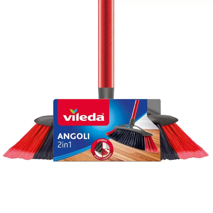 Vileda XXL Zmeták VILEDA 2v1 XXL dva typy štetín sada s tyči 2 v 1