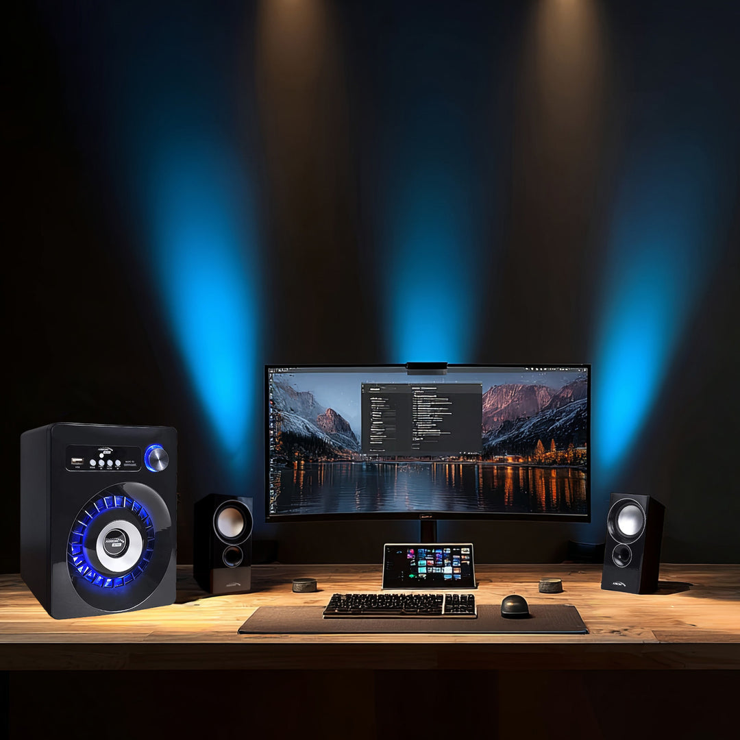 Audiocore AC910 Bluetooth 2.1 reproduktor FM rádio, vstup pre TF kartu, AUX, USB napájanie