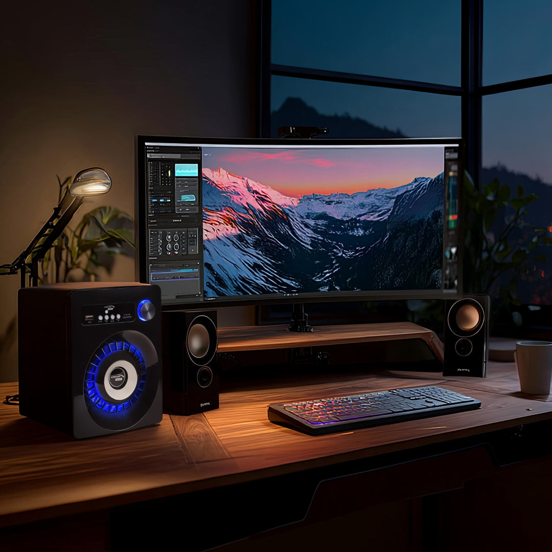 Audiocore AC910 Bluetooth 2.1 reproduktor FM rádio, vstup pre TF kartu, AUX, USB napájanie