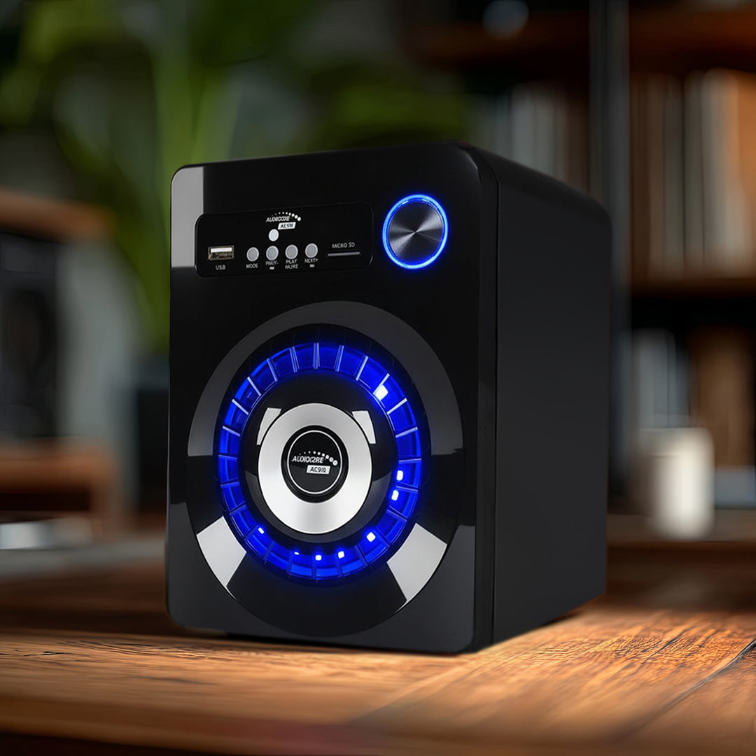 Audiocore AC910 Bluetooth 2.1 reproduktor FM rádio, vstup pre TF kartu, AUX, USB napájanie