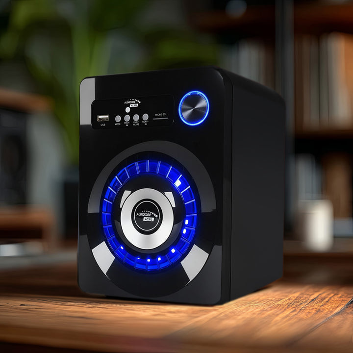 Audiocore AC910 Bluetooth 2.1 reproduktor FM rádio, vstup pre TF kartu, AUX, USB napájanie