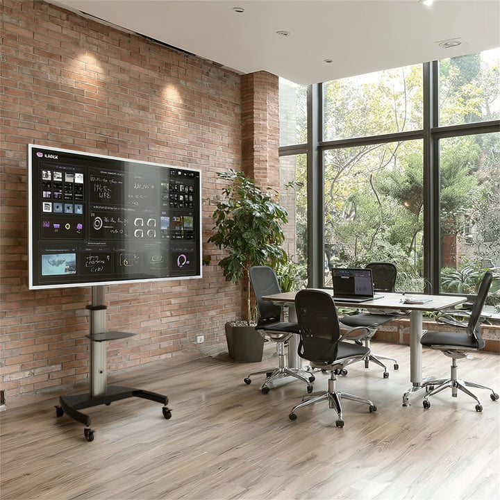 Maclean MC-801 Profesionální LCD TV LED OLED QLED Plazmový televizor Stojan na stojanu max 70 "max. 50 kg VESA 600x400 Výškově nastavitelný