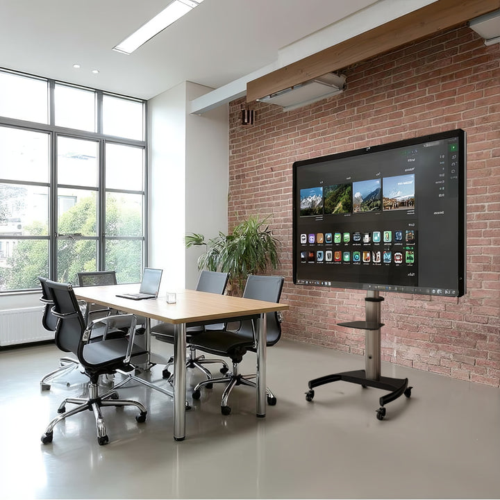 Maclean MC-801 Profesionální LCD TV LED OLED QLED Plazmový televizor Stojan na stojanu max 70 "max. 50 kg VESA 600x400 Výškově nastavitelný