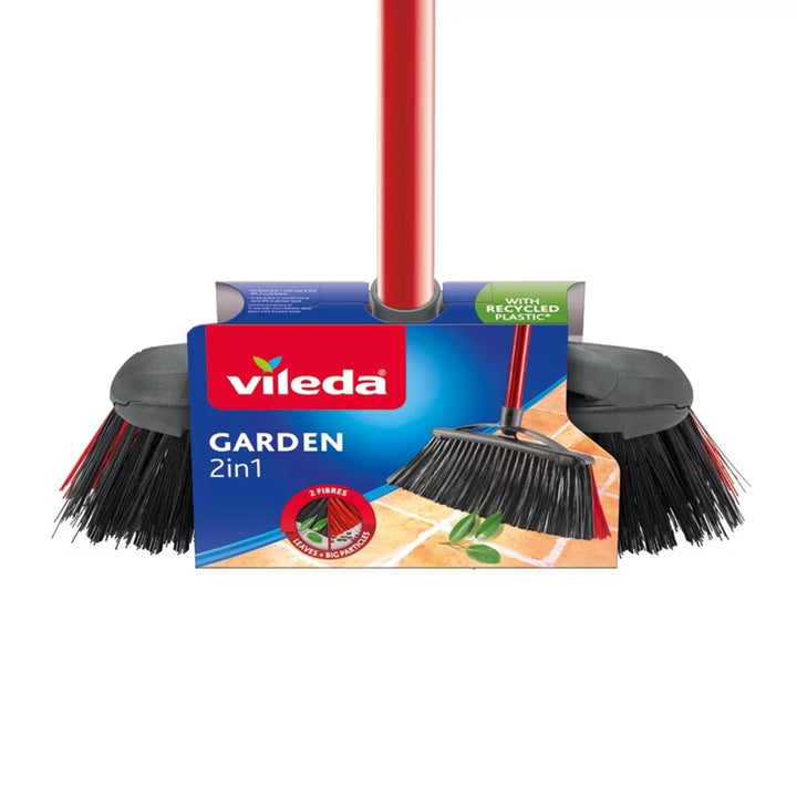 Vonkajšia metla Vileda s tyčou Garden 2v1