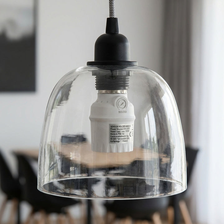 Držák žárovky E27 s max. 100W zvukovým senzorem Maclean Energy MCE232 30dB - 90dB