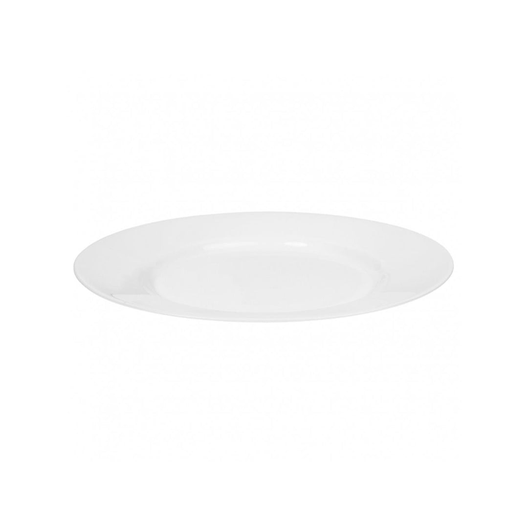 Každý deň biely sklenený plytký tanier 24 cm LUMINARC