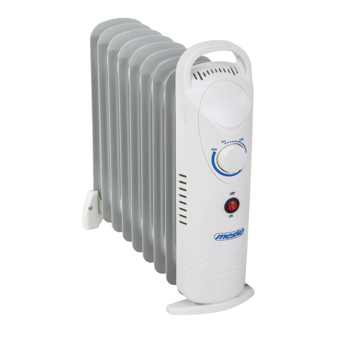 Ohrievač oleja Mesko, 9 rebier, 1000 W, regulácia teploty, sivý, MS 7805