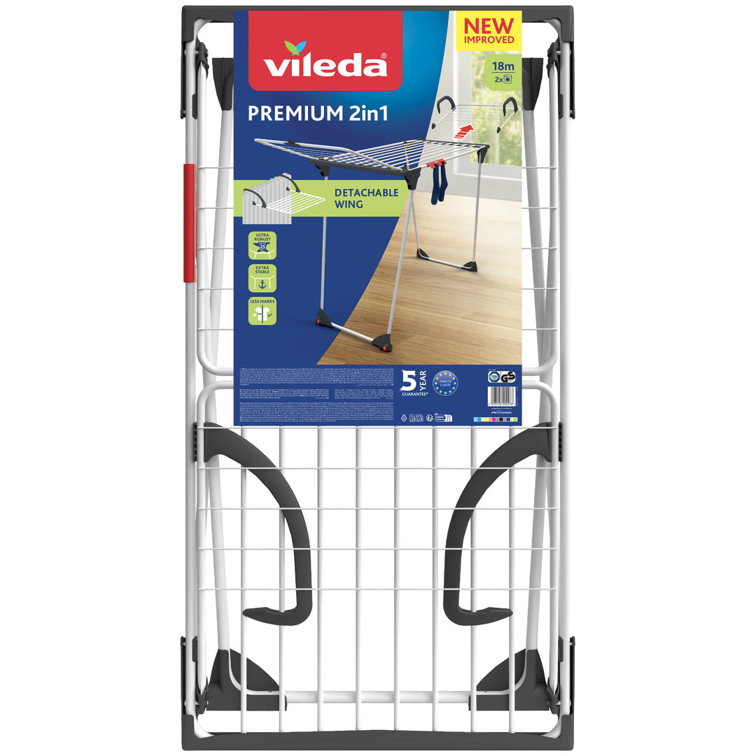 Sušička bielizne Vileda Premium 2 v 1 s krídlovým zámkom