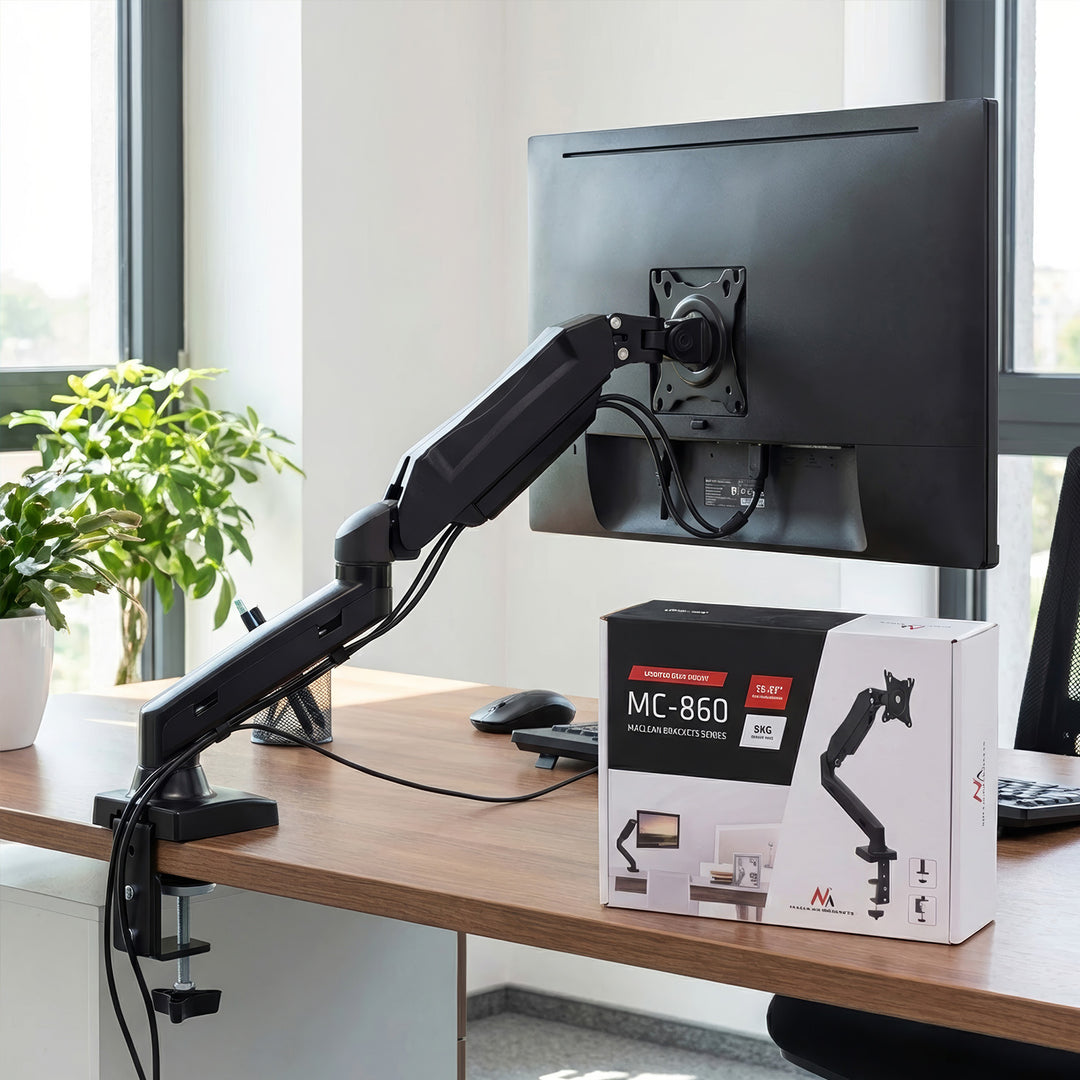 Držiak na monitor čierny Maclean MC-860 13"-27" 8kg