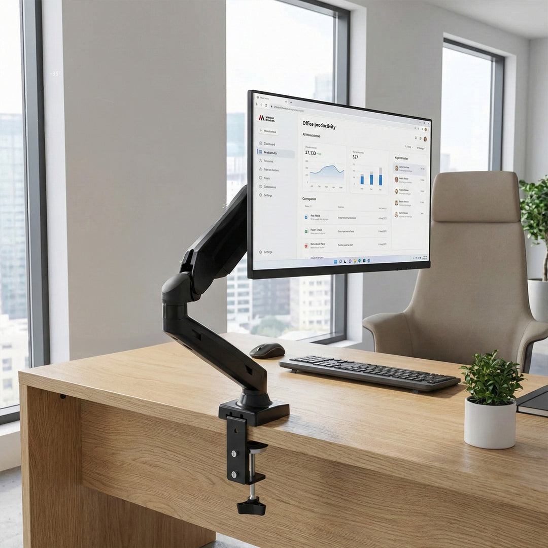 Držiak na monitor čierny Maclean MC-860 13"-27" 8kg