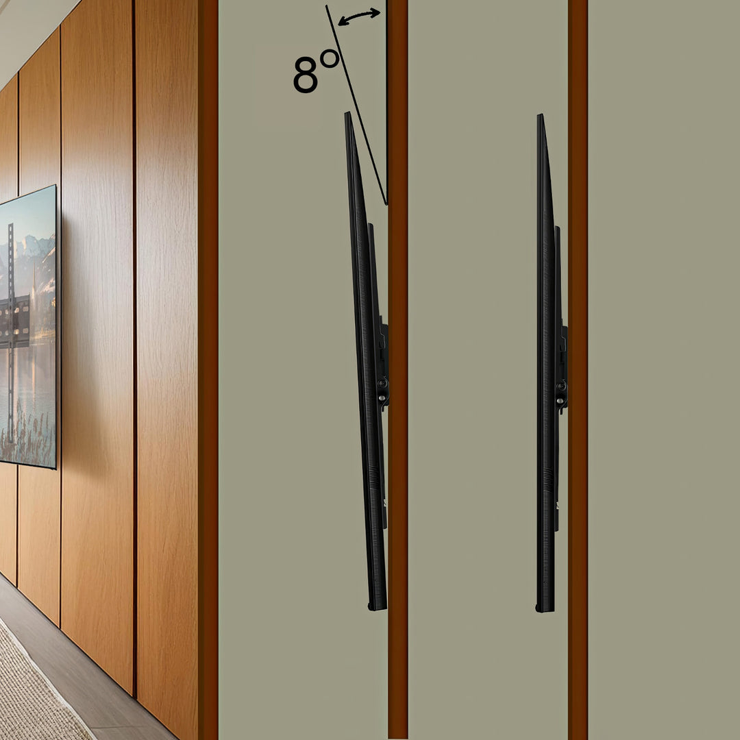 Univerzálny držiak na stenu pre OLED QLED LCD LED plazmové televízory 26-55" do max. 40 kg VESA 400x400 mm Naklápací tenký dizajn