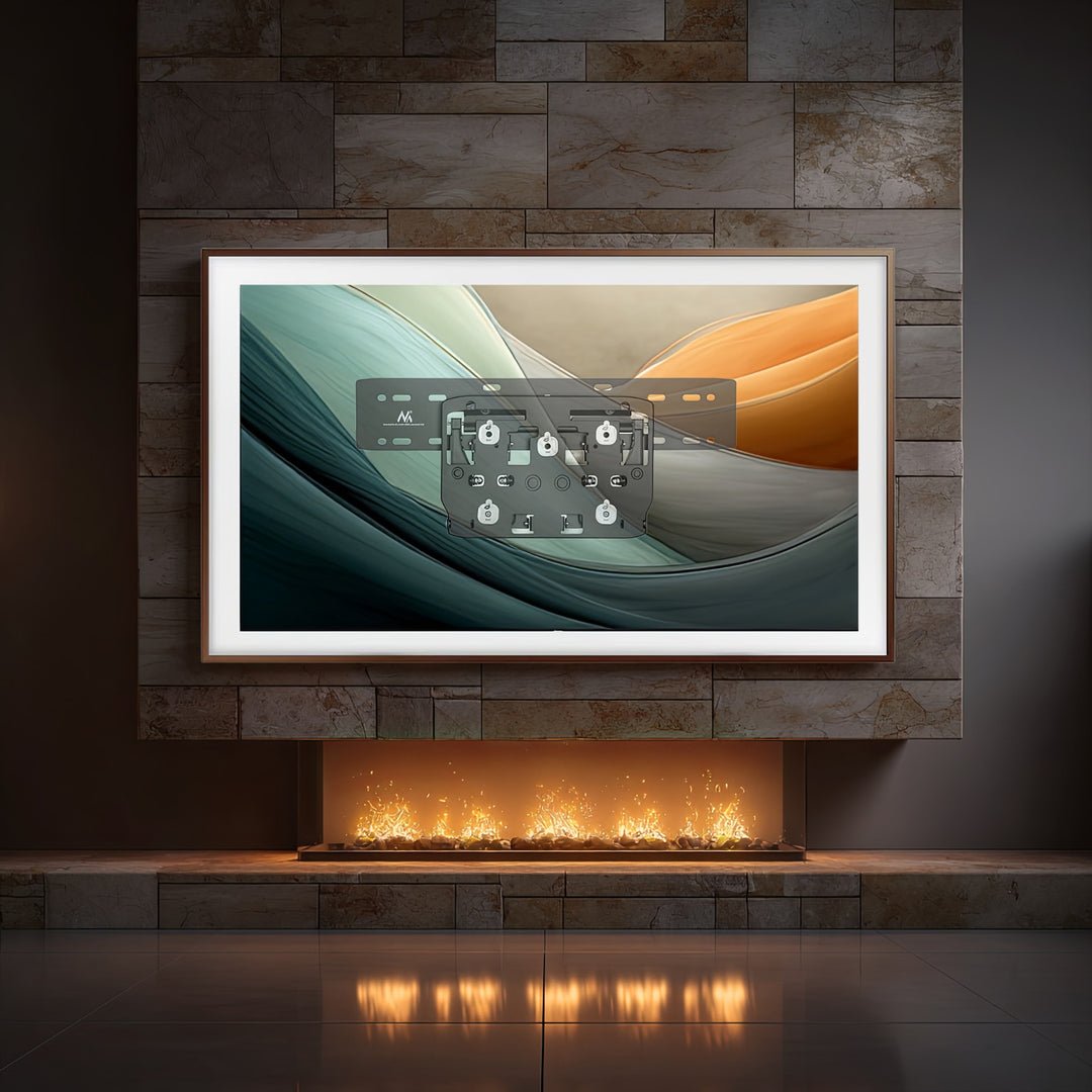 QLED TV držiak na stenu s mikroštrbinou pre Samsung Q7/Q8/Q9/Q7FN/Q9FN 75" do 50 kg Ultra Slim