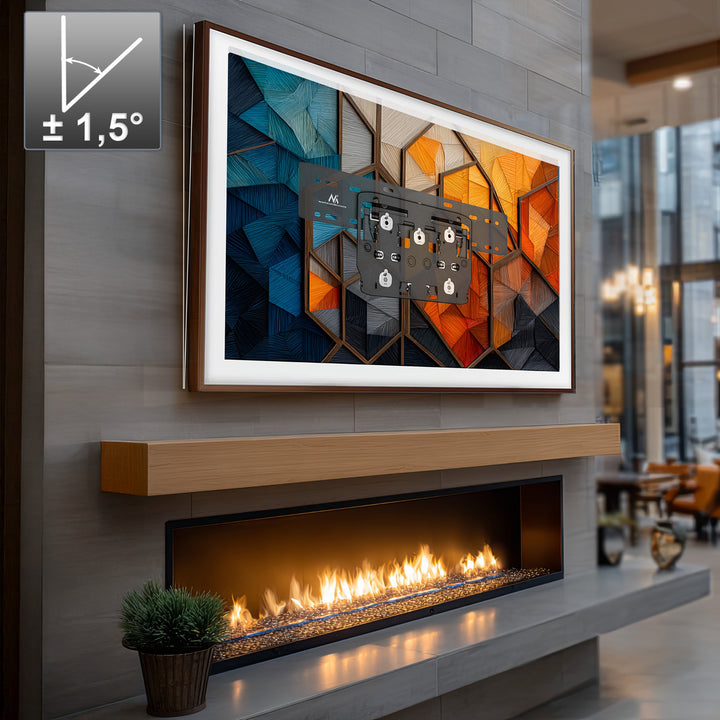 QLED TV držiak na stenu s mikroštrbinou pre Samsung Q7/Q8/Q9/Q7FN/Q9FN 75" do 50 kg Ultra Slim