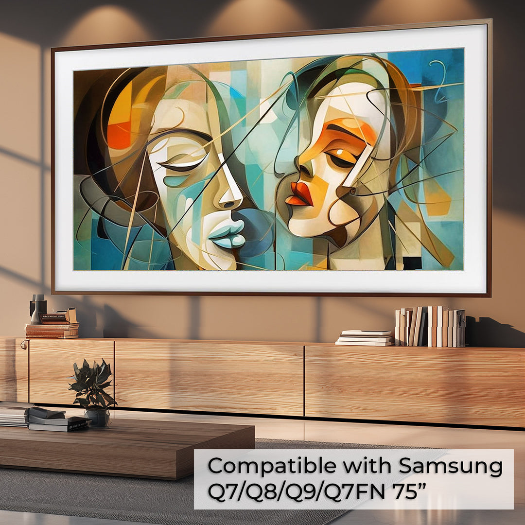 QLED TV držiak na stenu s mikroštrbinou pre Samsung Q7/Q8/Q9/Q7FN/Q9FN 75" do 50 kg Ultra Slim