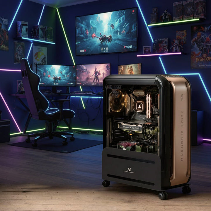 Držiak počítača CPU na kolieskach MC-851 10 kg max.