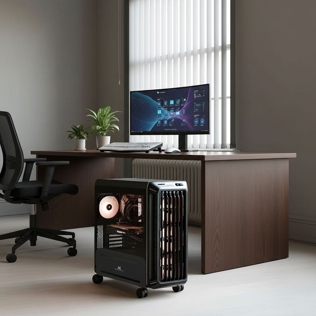 Držiak počítača CPU na kolieskach MC-851 10 kg max.