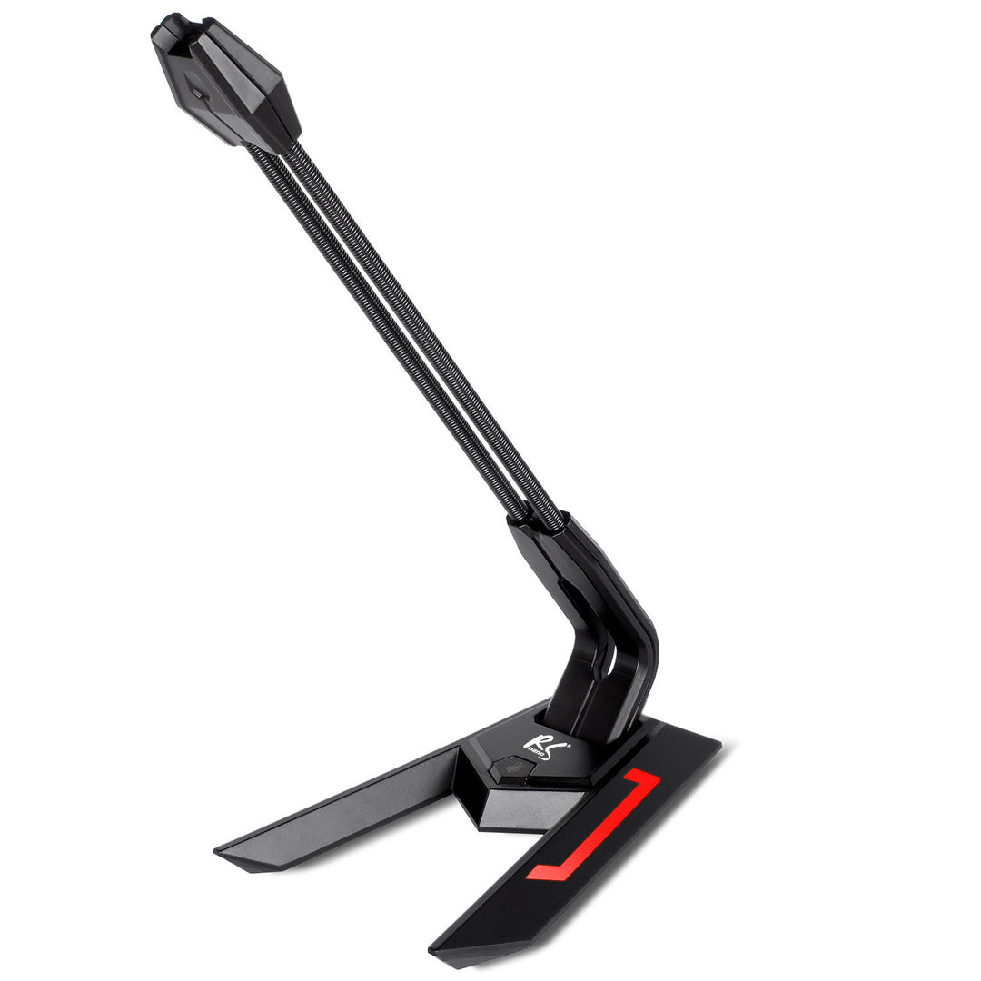 USB mikrofón pre hráčov LED streamovanie 1,5 m citlivosť 21 dB + 3 dB NanoRS RS710