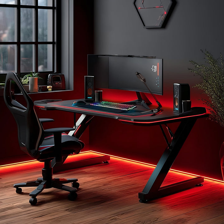 USB mikrofón pre hráčov LED streamovanie 1,5 m citlivosť 21 dB + 3 dB NanoRS RS710