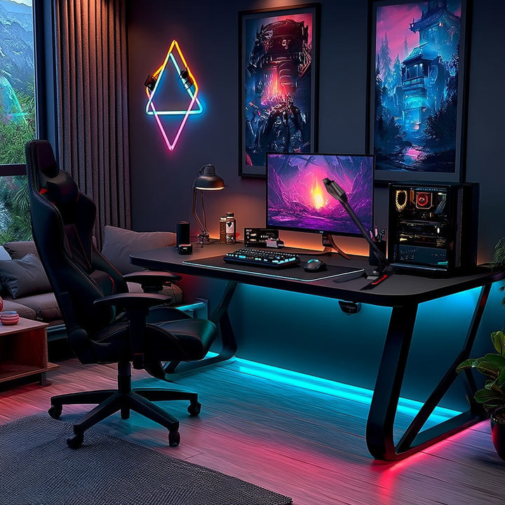 USB mikrofón pre hráčov LED streamovanie 1,5 m citlivosť 21 dB + 3 dB NanoRS RS710