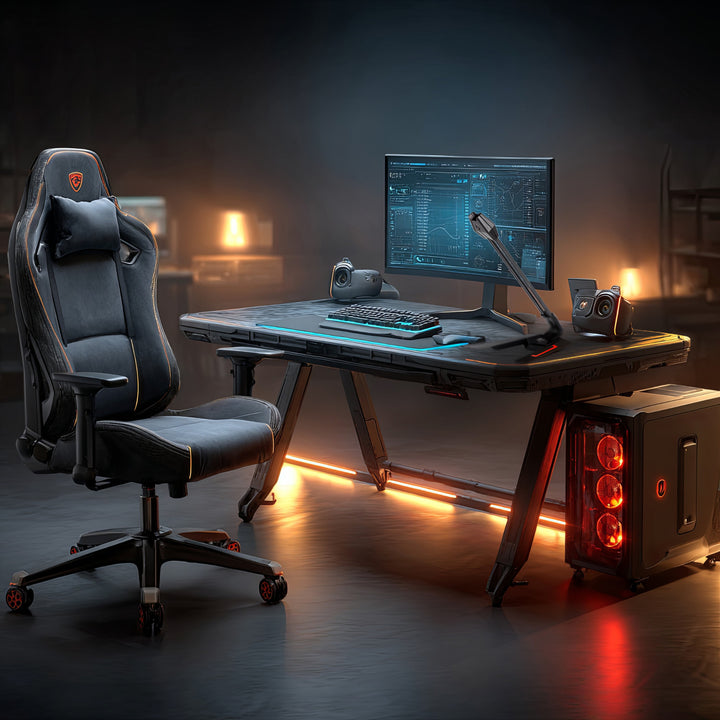 USB mikrofón pre hráčov LED streamovanie 1,5 m citlivosť 21 dB + 3 dB NanoRS RS710