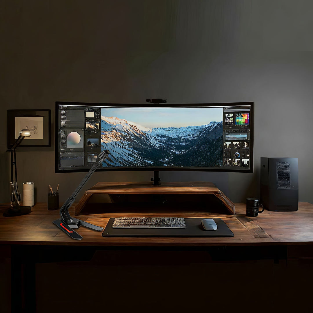 USB mikrofón pre hráčov LED streamovanie 1,5 m citlivosť 21 dB + 3 dB NanoRS RS710