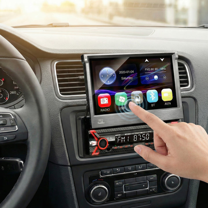 Audiocore AC9100 LCD 7" vysúvací dotykový panel 1080P MP5 AVI DivX Bluetooth handsfree RDS + diaľkové ovládanie