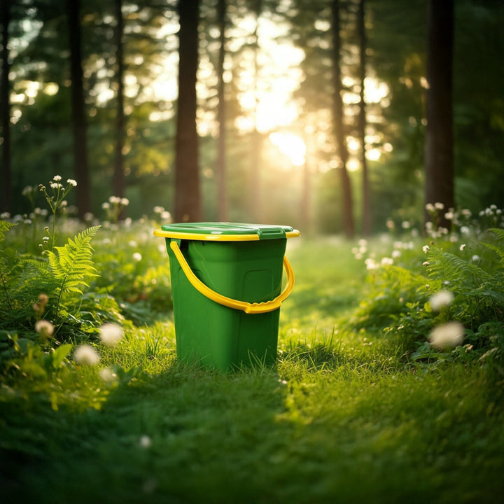 GreenBlue GB320GO tmavozelená/oranžová cestovná toaleta