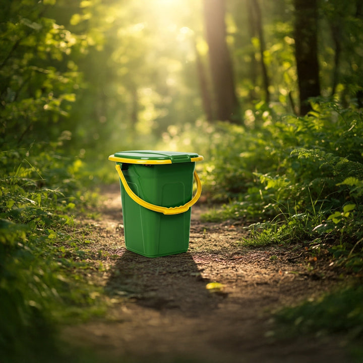 GreenBlue GB320GO tmavozelená/oranžová cestovná toaleta