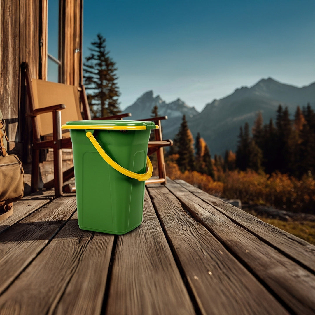 GreenBlue GB320GO tmavozelená/oranžová cestovná toaleta