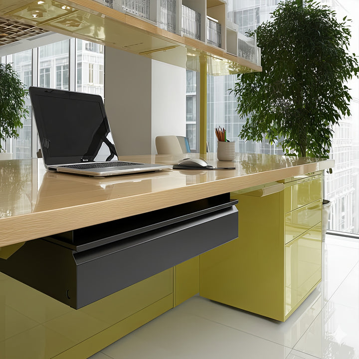 Ergonomický čierny organizér pod stôl Maclean MC-875 max. 5 kg