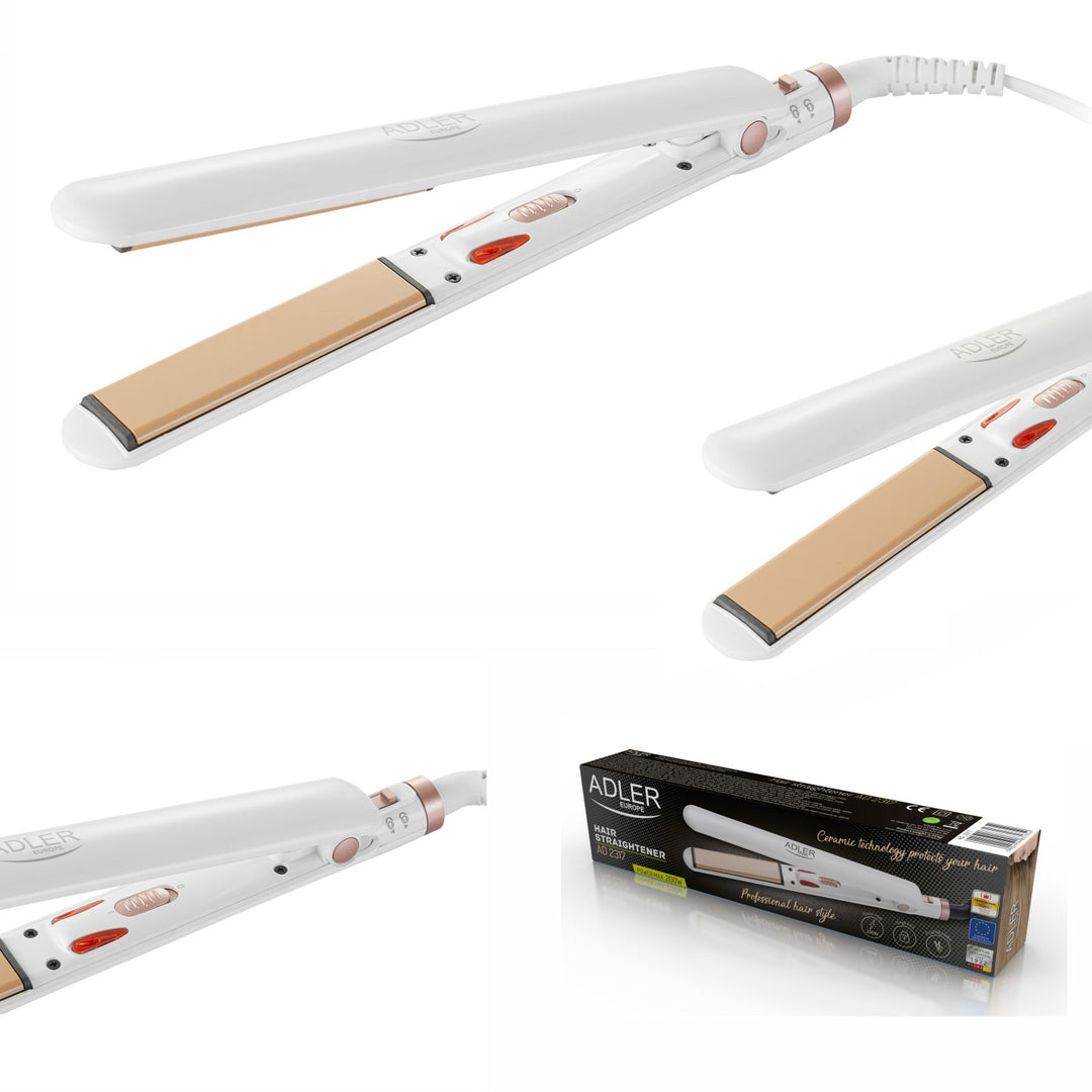 Žehlička na vlasy s keramickými platňami Adler AD 2317