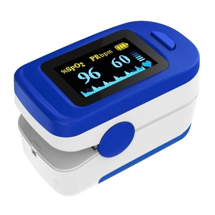 Pulzný oxymeter Tech-Med TM-PX30, modrá farba, OLED displej