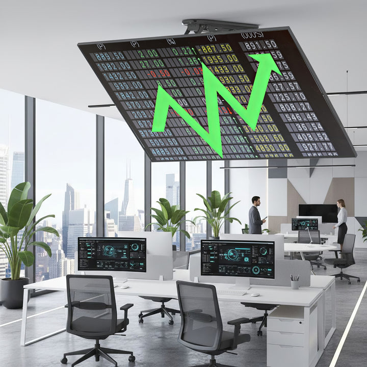 Elektrický stropný držiak pre TV, pre šikmé steny 32"-70" Max. 35 kg diaľkové ovládanie Maclean MC-880 max VESA 600x411