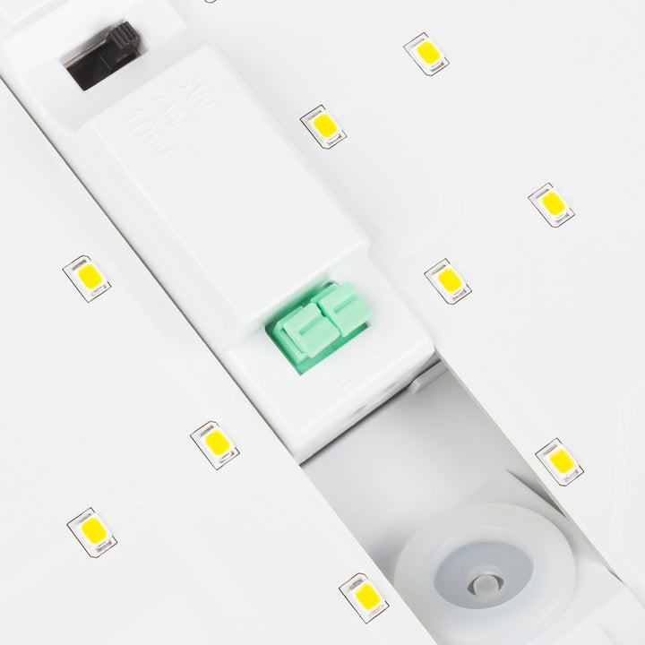 LED svietidlo Maclean, domové číslo, so senzorom súmraku, biele, max. 10 W, IP65, neutrálna farba (4000 K), max. 1000 lm, MCE292 W