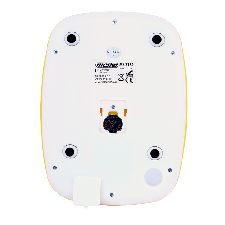 ELEKTRONICKÁ KUCHYNSKÁ VÁHA 5KG / 1G LCD MS3159