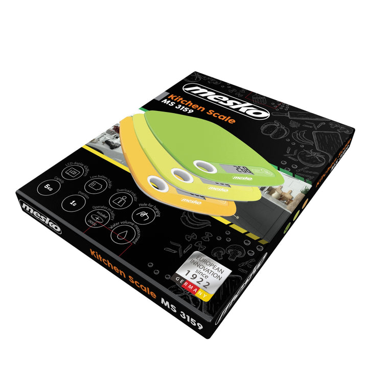 ELEKTRONICKÁ KUCHYNSKÁ VÁHA 5KG / 1G LCD MS3159