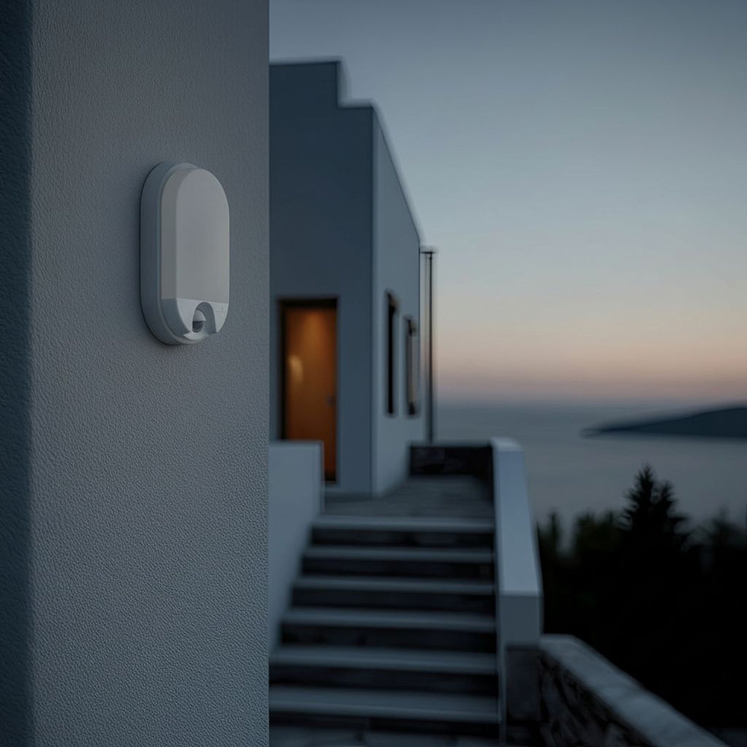 LED 15W infračervená lampa s detektorom pohybu IP54